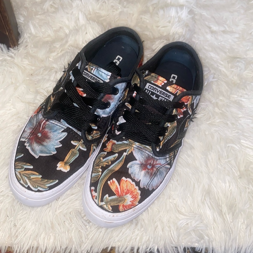 Converse Zakim Ox tropical print low top sneakers Hawaii flower hibiscus 8